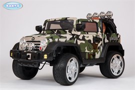 Электромобиль BARTY Jeep Wrangler (JJ-JJ235) камуфляж глянцевый