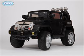 Электромобиль BARTY Jeep Wrangler (JJ-JJ235) черный глянцевый