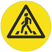 Значок светоотражающий пешехода