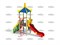 Детский игровой комплекс Лиана с лестницей Н=1200 - фото 10546